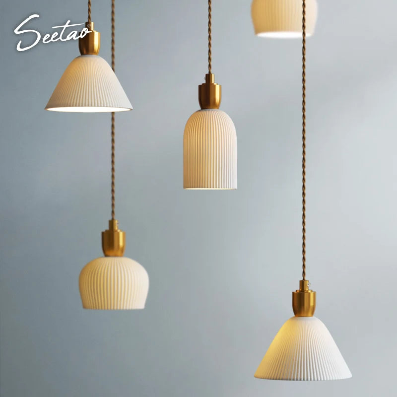 Modern, Nordic Ceramic Pendant Lights
