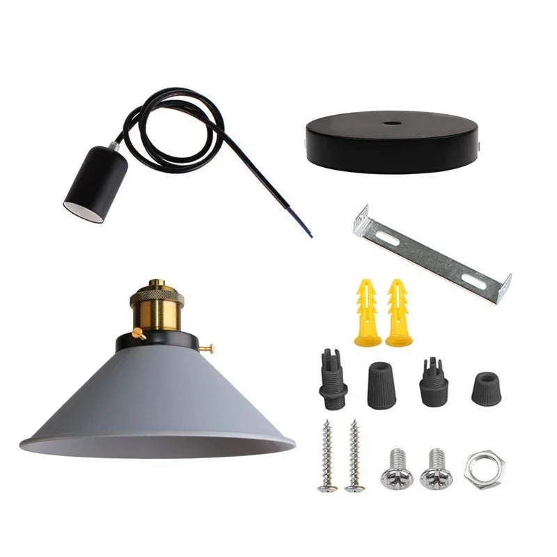 Modern Ceiling Pendant Light, Midcentury style, for home, restaurant or shop. Six colour options.